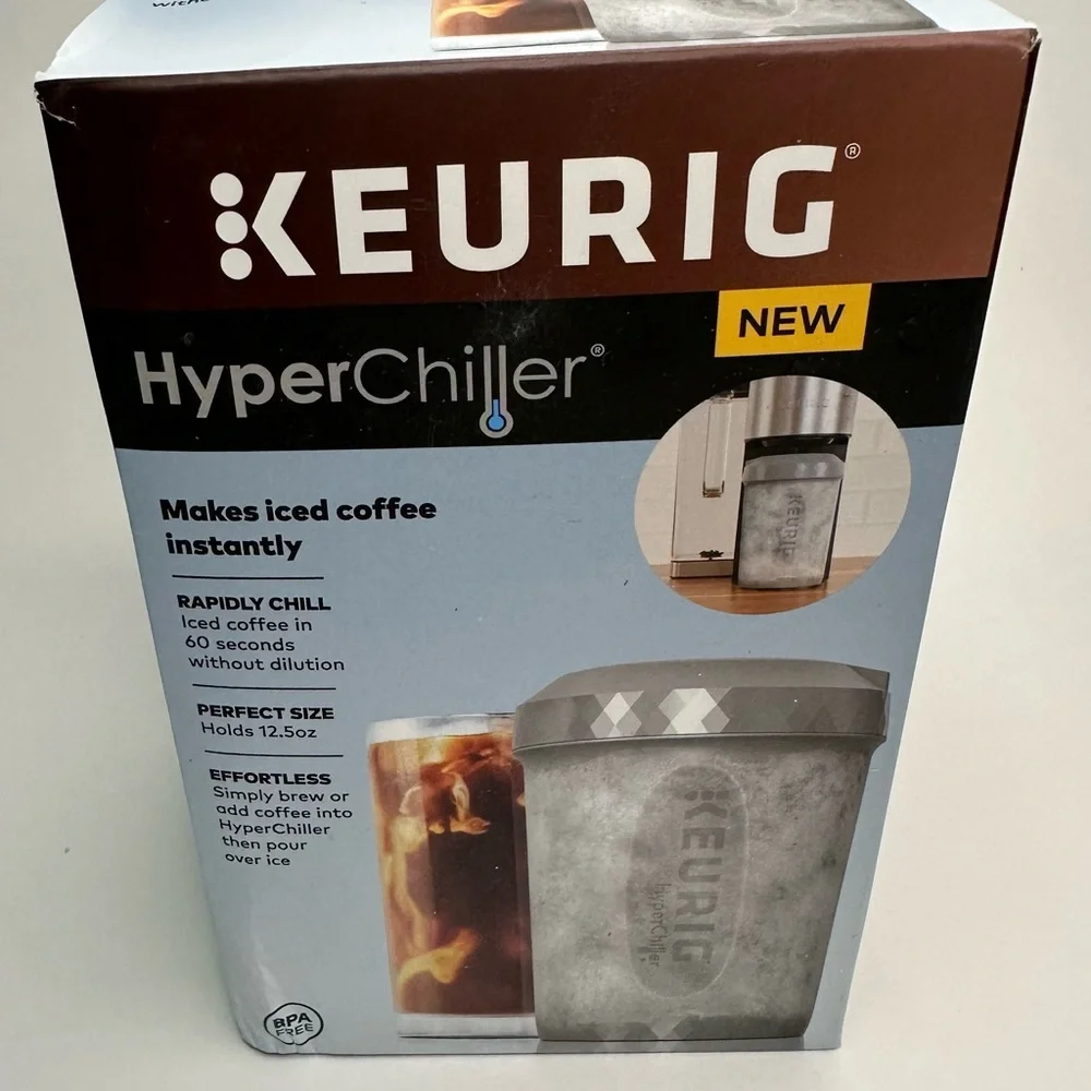 Keurig Hyperchiller‎ Beverage Cooler Makes Iced Coffee Instantly NIB